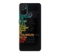 Think Positive Words Quotes Case Cover For OnePlus Nord N100