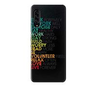 Think Positive Words Quotes Case Cover For Samsung Galaxy A90 5G