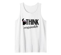 Think Responsibly a Critical Thinking for Truth and Facts Tank Top