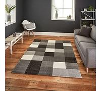 Think Rugs Brooklyn 646 Hand Carved Runner, Grey, 60 x 230 Cm