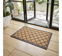 Think Rugs Coco Coir Door Mat - Natural Coir, Non-Slip, Thick, Premium Quality, Rubber Backed, Eco-Friendly, Heavy Duty - Indoor/Outdoor Entrance Door Mat - 45 x 75