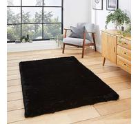 Think Rugs Super Teddy Rug White