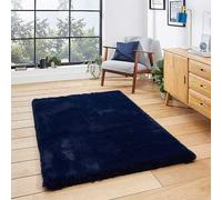 Think Rugs Super Teddy Rug White