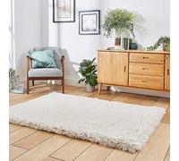 Think Rugs Super Teddy Rug White