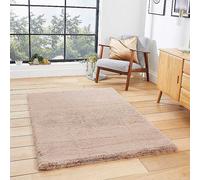 Think Rugs Super Teddy Rug White