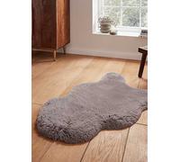 Think Rugs Teddy Shaggy Super Soft Sheepskin Rug Beige