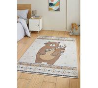 Think Rugs Vida Kids Washable Bear Rug Multi