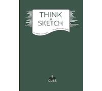 Think + Sketch Notbook: Dark Green