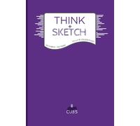 Think + Sketch Notebook: Purple