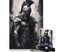 Think Soldier Spartan 1000 Piece Jigsaw Puzzles for Adults Jigsaw Mental Toy Soothing Fun Premium Cut Birthday Gift (38x52cm)