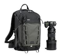 Think Tank - Backlight Camera Backpack - 26L - Max. Lens Size: 200-400 f/4 Detached from The Body and 9L Personal Equipment - Slate Black