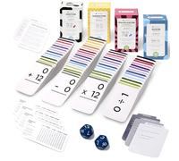 Think Tank Scholar 681 Maths ADDITION, SUBTRACTION, MULTIPLICATION (TIMES TABLES) & DIVISION FLASH CARDS | All Facts Colour Coded | Best for Year 1, 2, 3, 4, KS1 & KS2