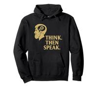 Think Then Speak - Wisdom for Modern Minds Pullover Hoodie