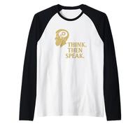 Think Then Speak - Wisdom for Modern Minds Raglan Baseball Tee