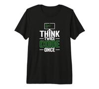 Think Twice Code Once Premium T-Shirt