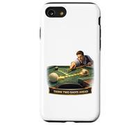 Think Two Shots Ahead Pool Strategy Art Case for iPhone SE (2020) / 7/8