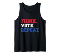 Think Vote Repeat Civic Duty Democracy Election Reminder USA Tank Top