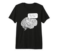 Think, While It's Still Legal: Free Speech & Thinking Brain Premium T-Shirt