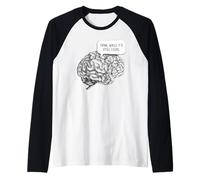Think, While It's Still Legal: Free Speech & Thinking Brain Raglan Baseball Tee