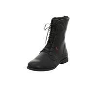 Think! Women's Agrat Chrome-Free Tanned Lightly Lined Ankle Boot, Black 0010, 7.5 UK