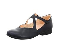 Think! Women's Guad2 Durable Removable Insole Chrome Free Ballet Flat, Navy 8040, 4 UK