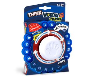 Think Words Travel Game: Choose a category, name an answer, pop the first letter