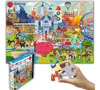 Think2Master Amusement Park Jigsaw Puzzle, 100 Pieces, Fun Educational Toy for Kids, School and Families, Great Gift for Boys and Girls Aged 4-8 Years to Promote Learning, Size: 60 x 41 cm