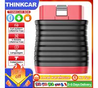 THINKCAR BD6 obd2 Scanner Bluetooth, Auto All System Diagnostic Tool 5 Resets Function Free for Lifetime for iOS&Android All car 10pcs BD6