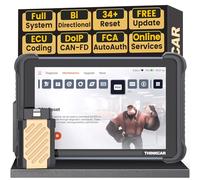 thinkcar Car Diagnostic Tool, TK689BT Bidirectional Diagnostic Tool, All System Automotive Diagnostics, OBD2 Car Scanner with Action Test, 34+ Reset, FCA Autoauth, CANFD&DoIP, Wireless Update