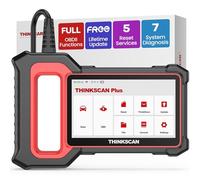 THINKCAR OBD2 Car Diagnostic Tool, ThinkScan Plus S7 with 7 System, ABS/SRS/ECM/Transmission/BCM/AC/IC Professional OBD2 Scanner, 5 Optional Reset, Injector Coding/DPF/Battery/Tire/BMS/etc