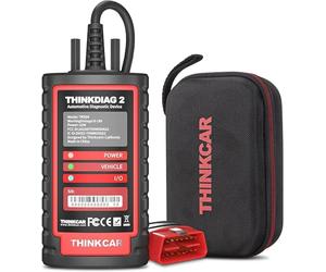 thinkcar OBD2 Diagnostic Tool,ThinkDiag 2 OBD2 Scanner Bluetooth 5.0 for iOS & Android, All System & 15+ Reset Functions, Car Diagnostic Tool with CAN-FD Protocol, AutoVIN, Active Test, ECU Coding