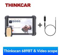 Lifetime Free Update THINKCAR THINKSCAN 689BT OBD2 Diagnostic All System Diagnosis ECU Coding Bi-directional CANFD DOIP 4+64GB THINKSCAN 689BT