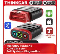 THINKCAR THINKDIAG Mini obd OBD2 Scanner All-System Diagnosis Auto VIN Scan Tool Lifetime Free Update for All Cars after 1996 10 TD mini 10 cable