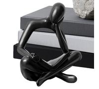 Thinker Statue | Funny Non-Slip Modern Aesthetic - Abstract Sculpture Decoration of the Thinker - for Bedroom, Table, Bookstore, Office, Apartment, Outdoor, Housewarming, Com