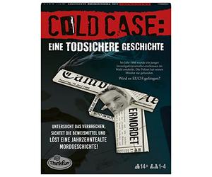 ThinkFun - 76464 - Cold Case: a death-proof story. The crime in your own home. Who finds the killer? A puzzle game for you or in a group from 14 years