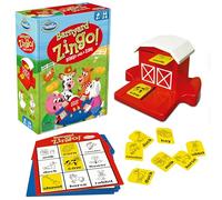 ThinkFun Barnyard Zingo! - Farm-Themed Preschool Bingo Game - Award-Winning Zingo! for Pre-Readers & Early Readers - Ages 4+