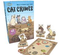 ThinkFun Logic Game Cat Crimes - Brainteaser for Ages 8+ - Fun Theme & Hilarious Artwork