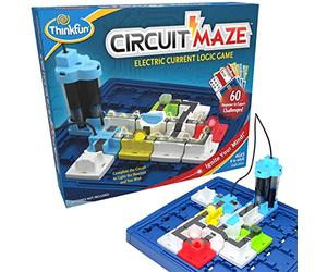 ThinkFun Circuit Maze - Electric Current Challenge Logic Brain Games and STEM Toys for Kids Age 8 Years Up