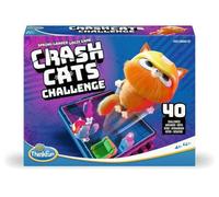 Thinkfun Crash Cats Game Strategy Board Game for Adults and Kids Age 8 Years Up - 1+ Players