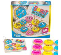 ThinkFun Donut Detective - A Deliciously Puzzling Logic Game | Strengthens Problem-Solving Skills with 40 Challenging Puzzles | Ages 8+