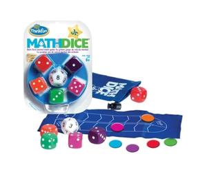 Thinkfun Math Dice Junior - Mental Maths Game for Boys & Girls Age 6 Years Up - Educational Activities