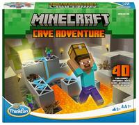 ThinkFun Minecraft Cave Adventure - Screen-Free Strategy Puzzle Game - 40 Logic Challenges - Ages 8+
