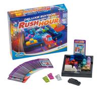 ThinkFun Rush Hour Deluxe - The Gamer's Logic Game | Navigate 120 Traffic Challenges with Collector's Edition Limo and Metallic Design | Ages 8+