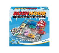 ThinkFun - Rush Hour - Logic Game - Puzzle - Bottling - 40 Challenges - 4 Levels - 1 Player or Above - Ages 8 - Ravensburger - 76302 - Unisex - French Version