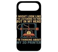Thinking About My 3D Printer Humor Printing Pride Art Love Case for iPhone Air