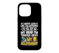 Thinking About My Allotment Funny Garden Gardening Lover Case for iPhone 14 Pro Max