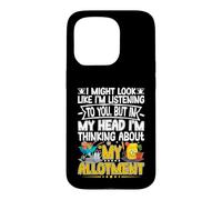 Thinking About My Allotment Funny Garden Gardening Lover Case for iPhone 15 Pro