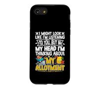 Thinking About My Allotment Funny Garden Gardening Lover Case for iPhone SE (2020) / 7/8