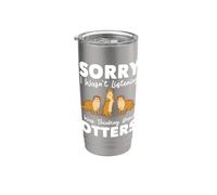 Thinking About Otters Cute Lover Owner Stuff Sea Otter Stainless Steel Insulated Tumbler