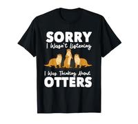 Thinking About Otters Cute Lover Owner Stuff Sea Otter T-Shirt